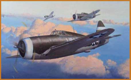 Thunderbolt aviation art