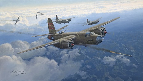 B-26 Marauder painting