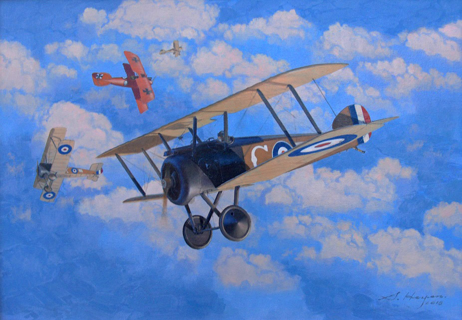 Sopwith Camel painting
