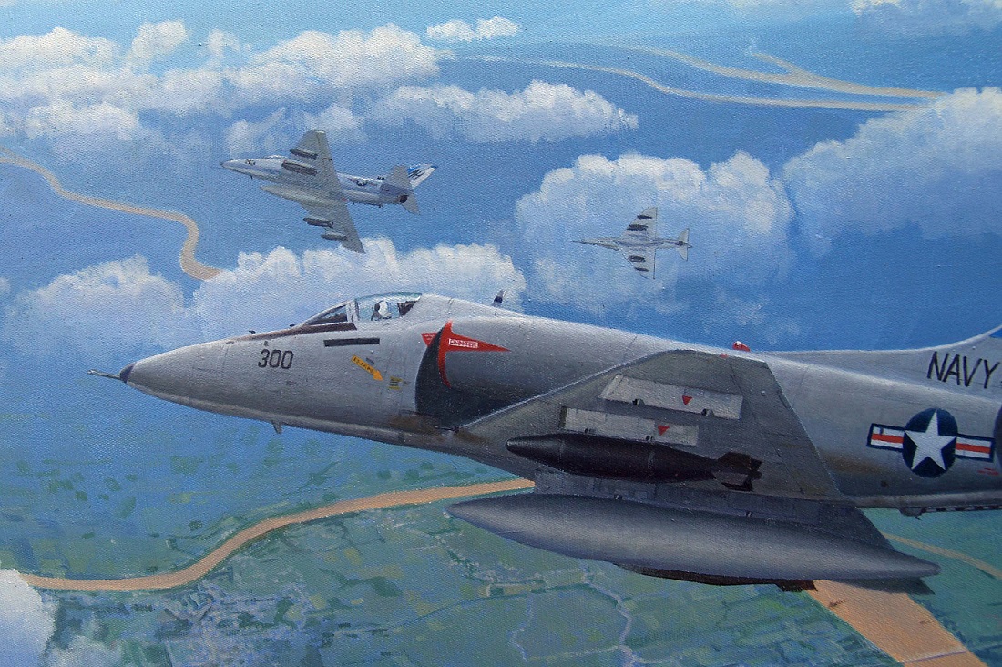 Skyhawk painting