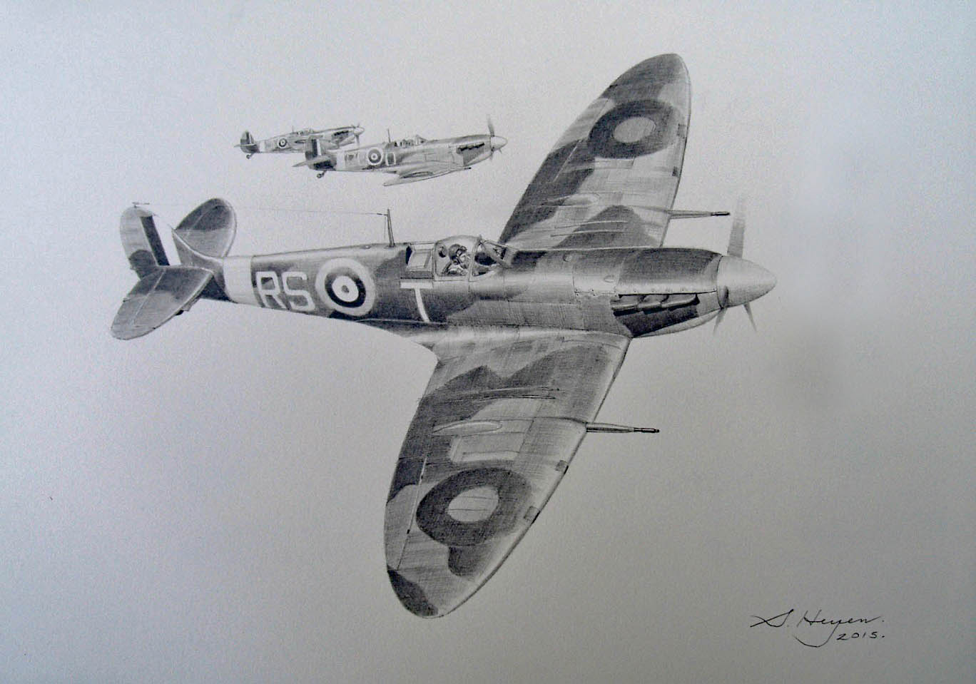 Spitfire Aviation Art