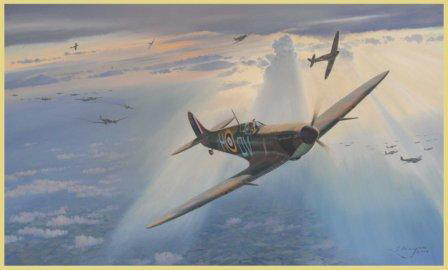 Spitfire 1B painting