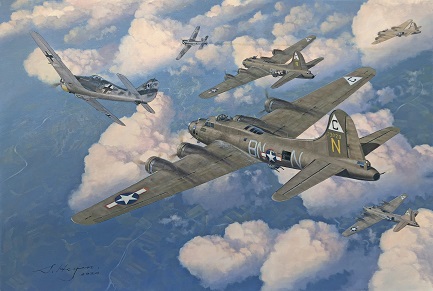 B-17F Wallaroo painting
