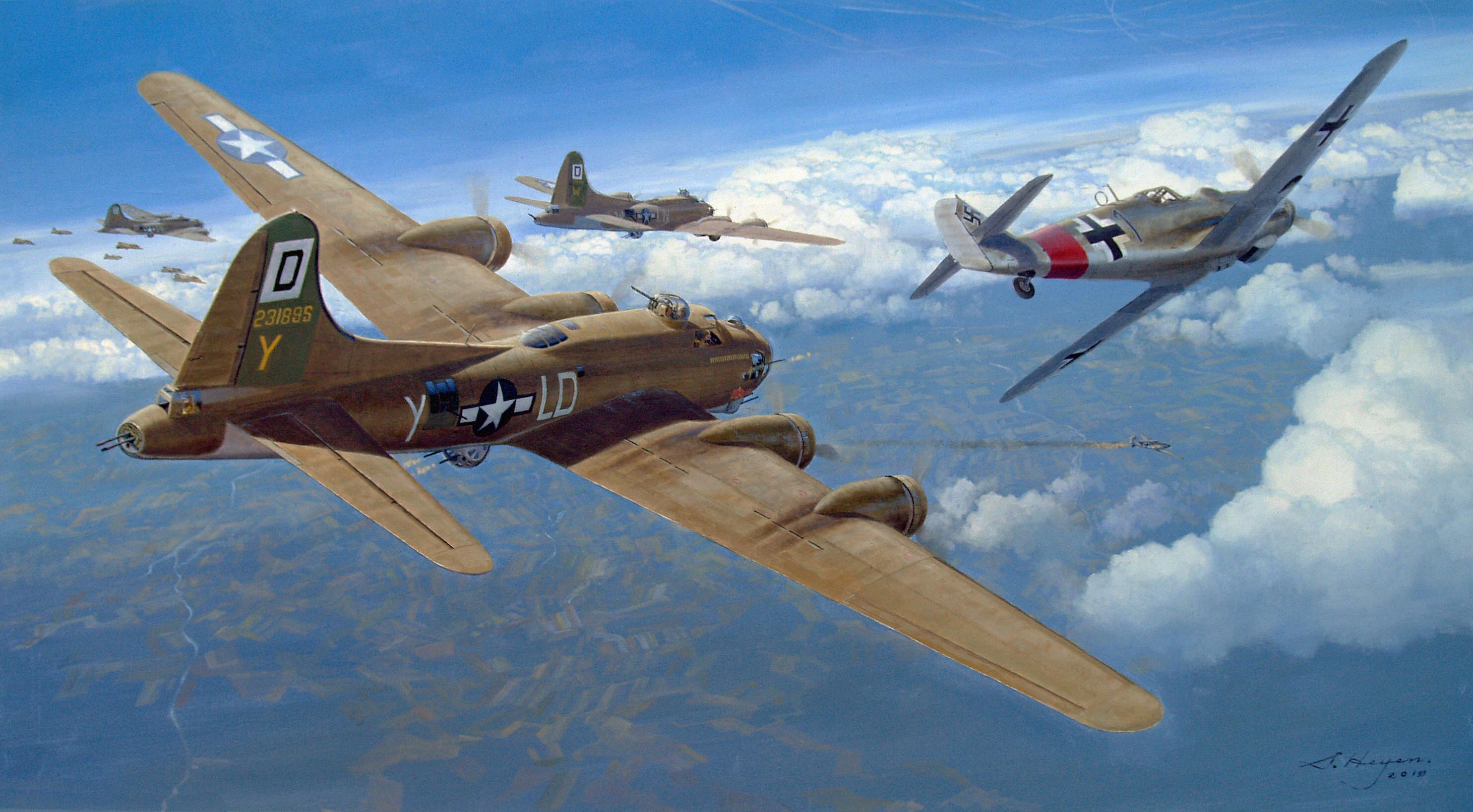 Aviation art by Steven Heyen