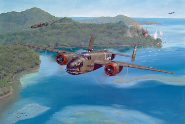 B-25 Hells Fire print