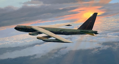 Boeing B-52 painting