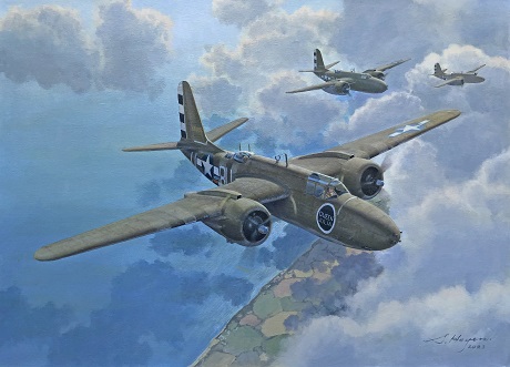 Douglas Boston painting