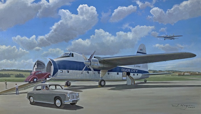 Bristol Freighter painting commission