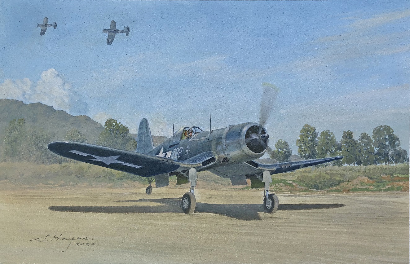 F4U1-A Corsair painting