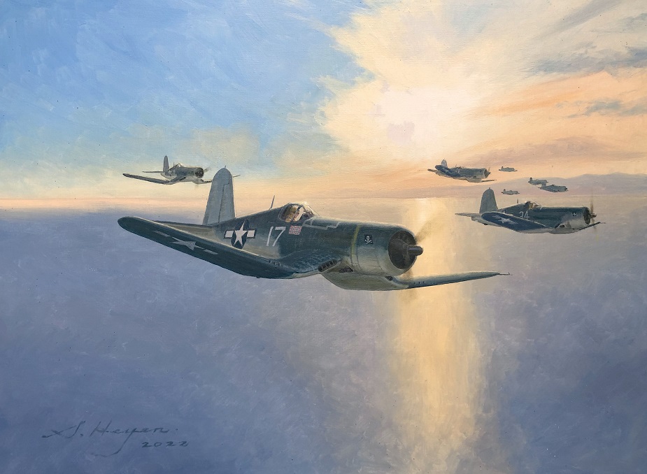 F4U1-A Corsair painting