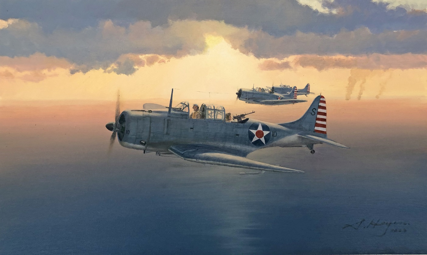 Dauntless aviation art