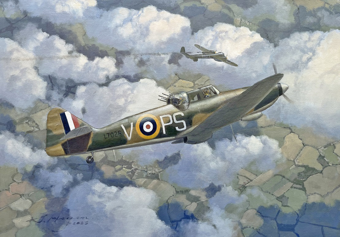Boulton Paul Defiant aviation art