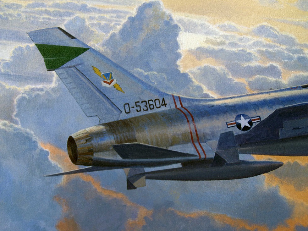 F-86 Sabre painting - Aviation Art by Steven Heyen