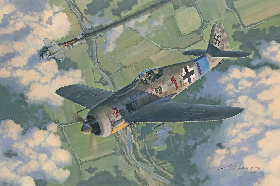 Fw190 aviation art