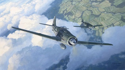 Fw-190D aviation art