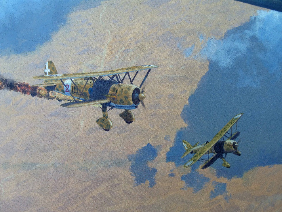 Hawker Typhoon aviation art