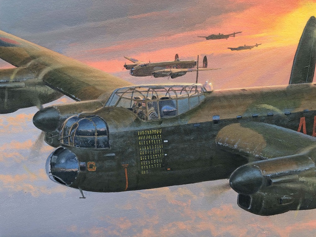 Airplane art Avro Lancaster