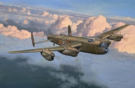 Avro Lancaster painting