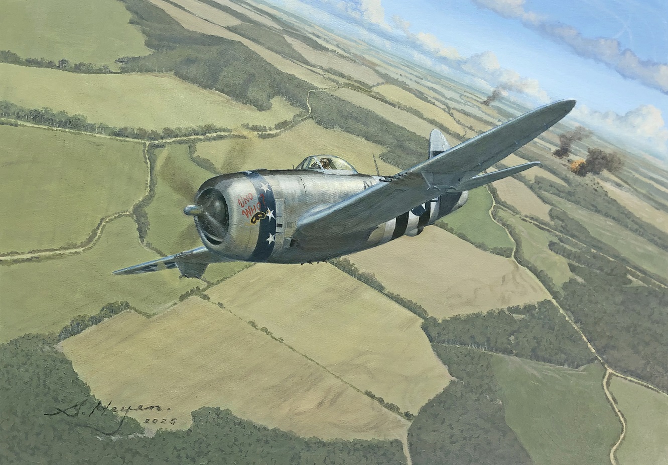 P-47 aviation art
