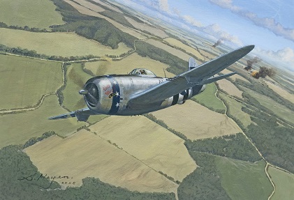 P-47 aviation art