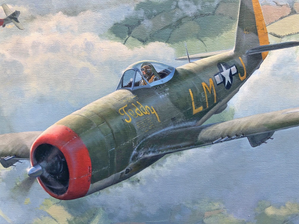 P-47 aviation art