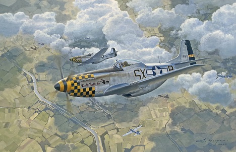 P-51D Double Troubel painting