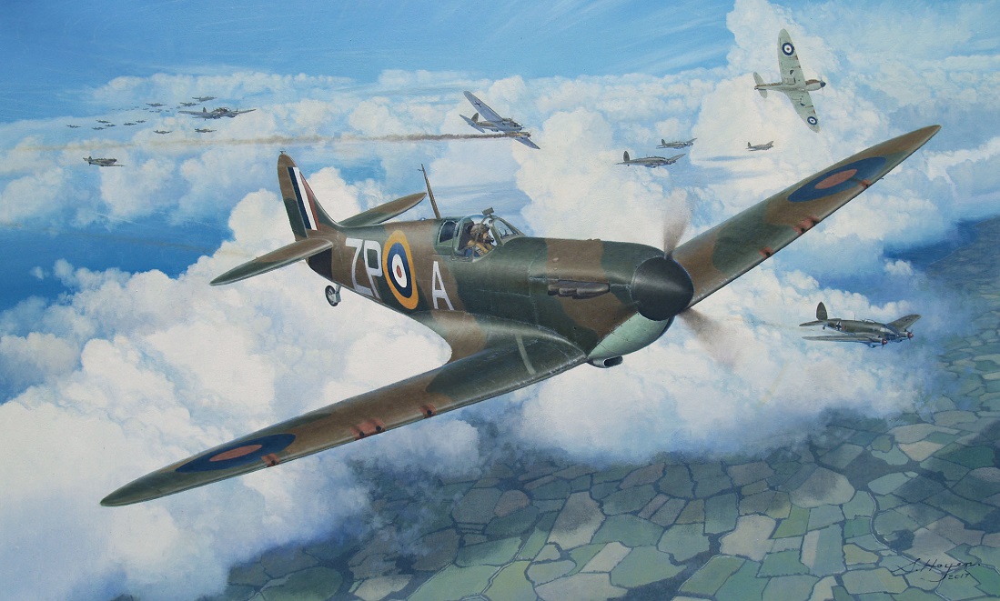 Spitfire aviation art