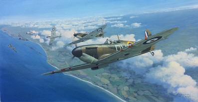 Battle of Britain Spitfire painting