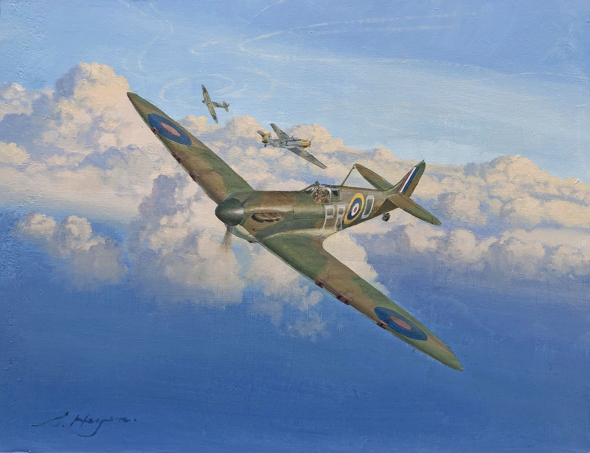 Spitfire aviation art