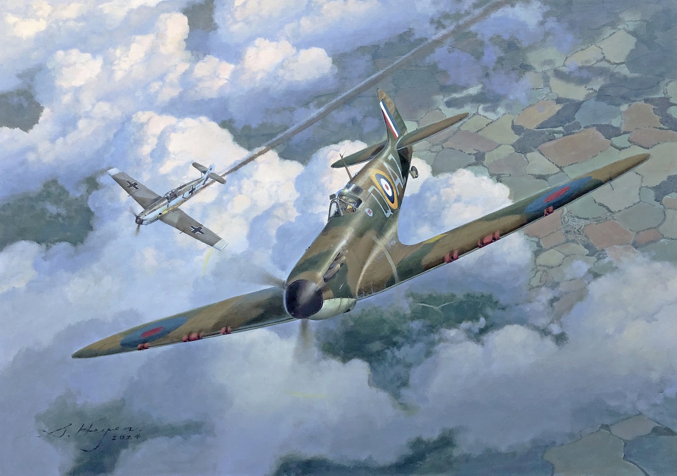 Aviation art by Steven Heyen