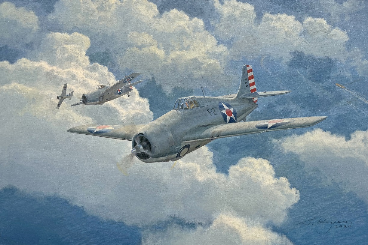 Grumman Wildcat painting
