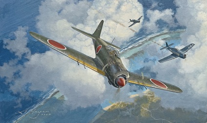 Zero Saburo Sakai painting