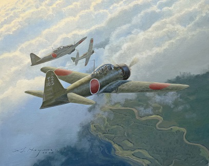 Mitsubishi Zero aviation art