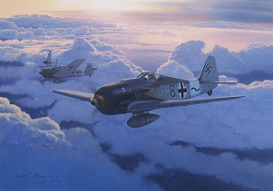 Fw-190 aviation art
