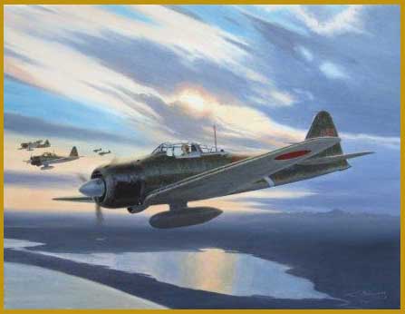 Mitsubishi Zero painting
