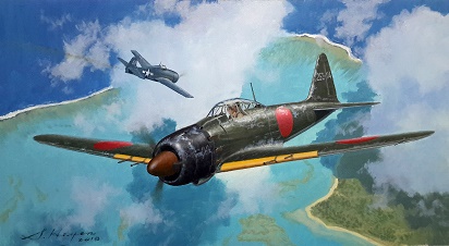 Mitsubishi Zero painting