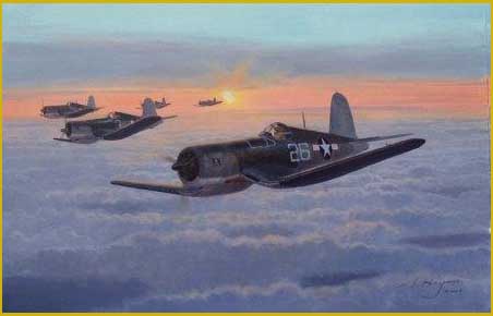 F4u-1 Corsair painting